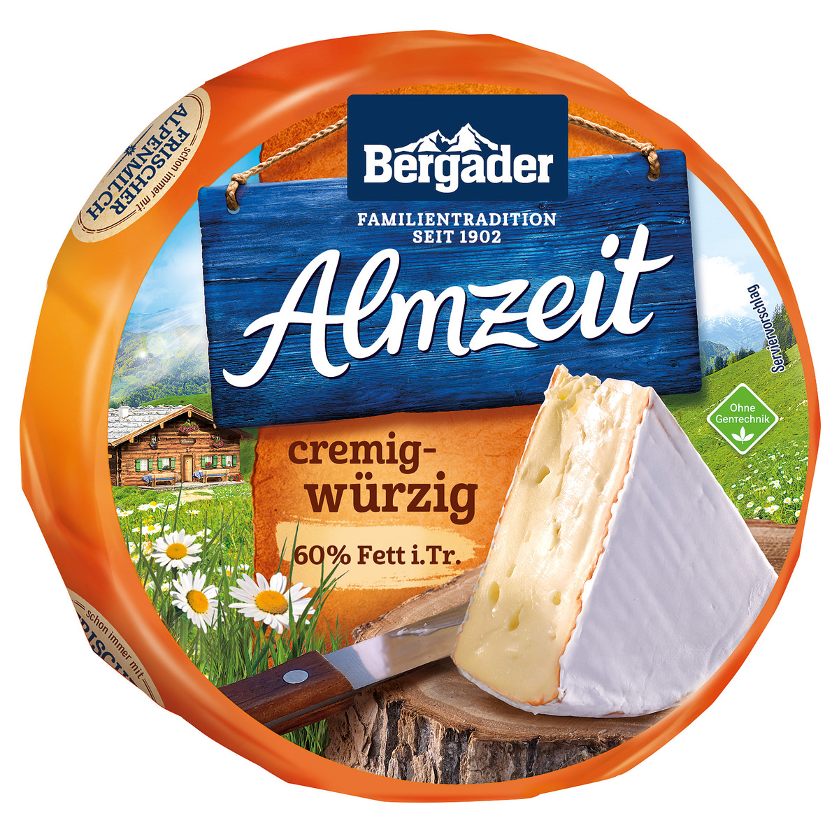 Bergbauern Almzeit Käse FrankenFresh liefern lassen! | FrankenFresh Lebensmittel | Lieferservice Erlangen mit Nürnberg Fürth